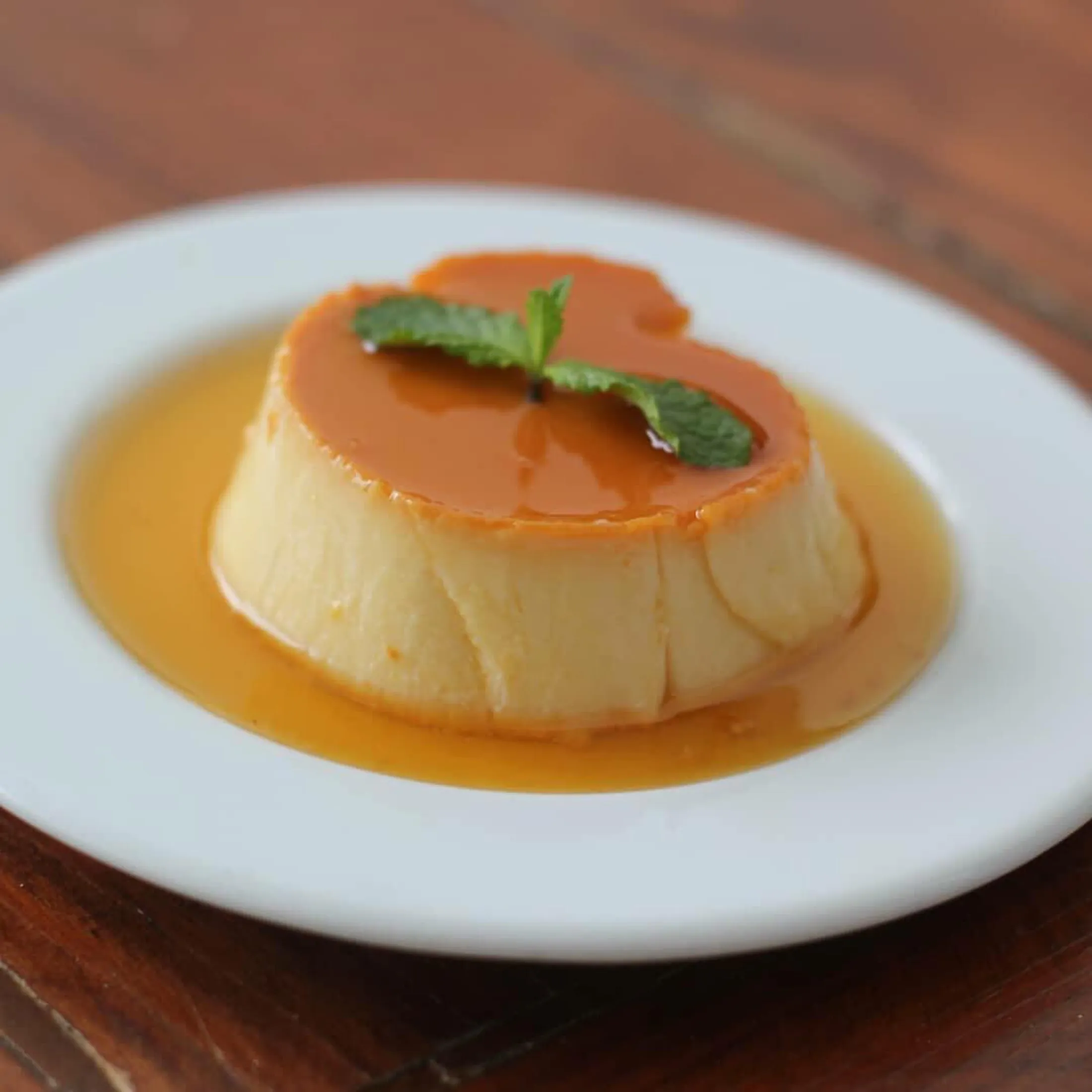 Postre casero de la casa